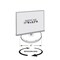 Azar Displays Two-Sided Revolving Acrylic Sign Holder, 11inW x 8.5inH, 2PK 108556 - alternate 3
